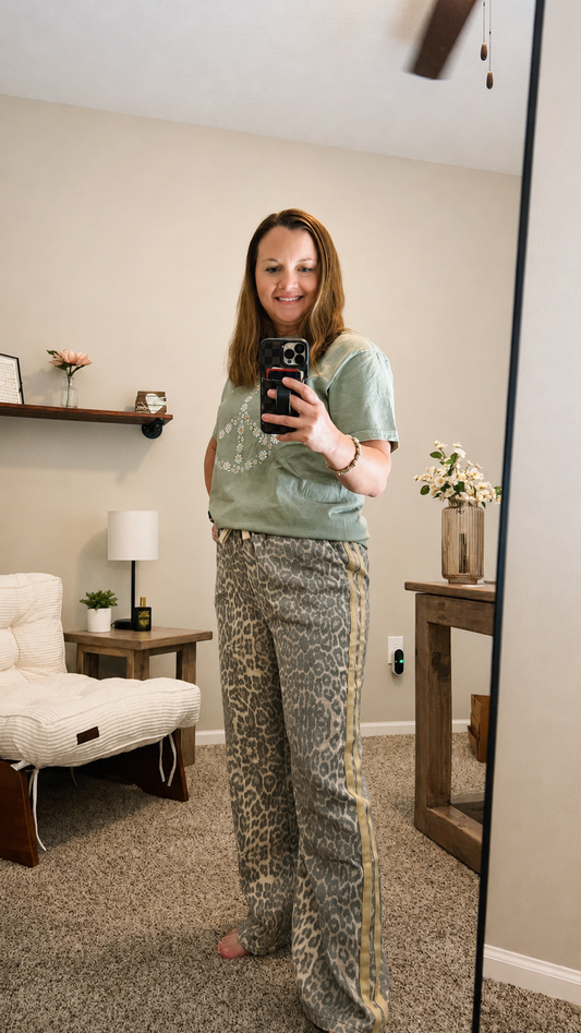 Boardwalk Leopard Track Pants