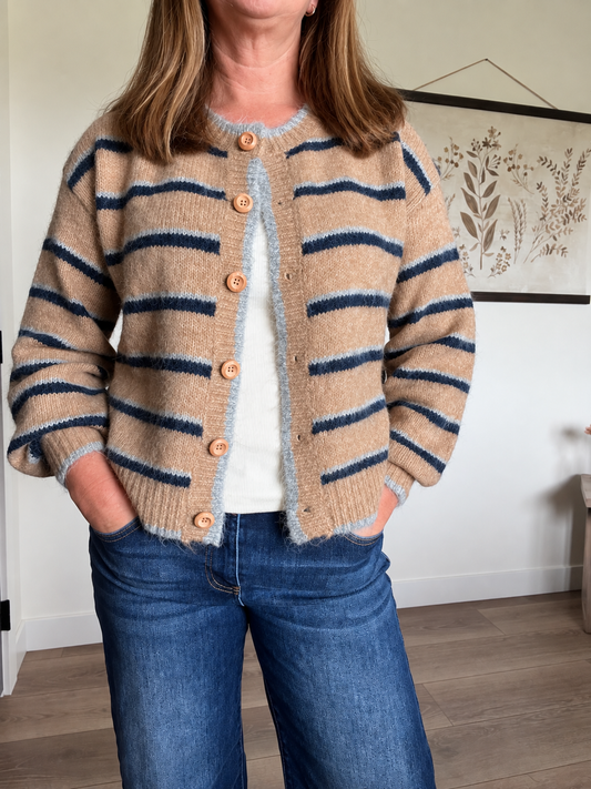 The Sutton Stripe Cardigan