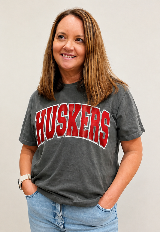 Huskers Varsity Sewn Tee