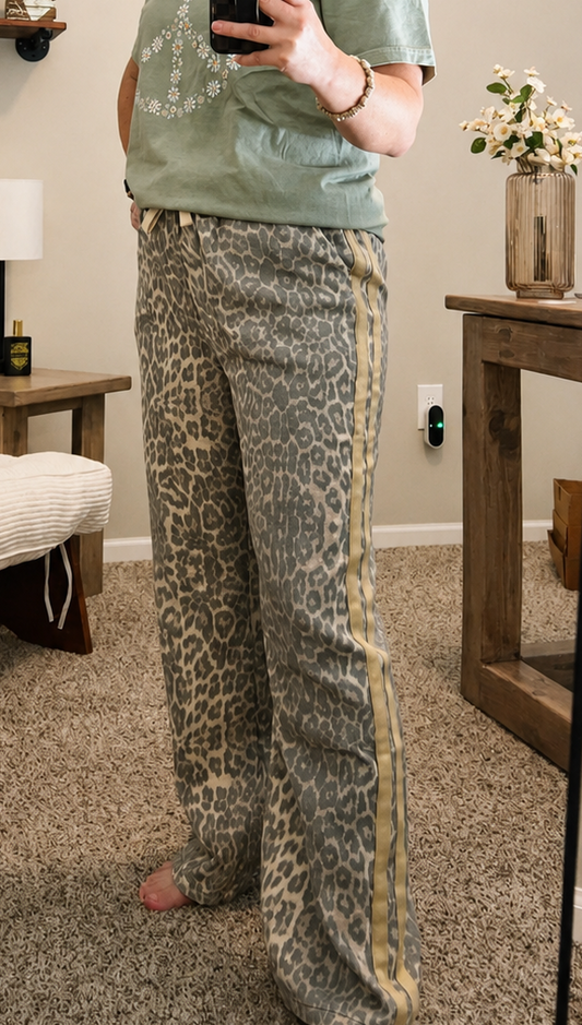 Boardwalk Leopard Track Pants