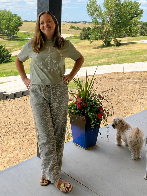 Boardwalk Leopard Track Pants